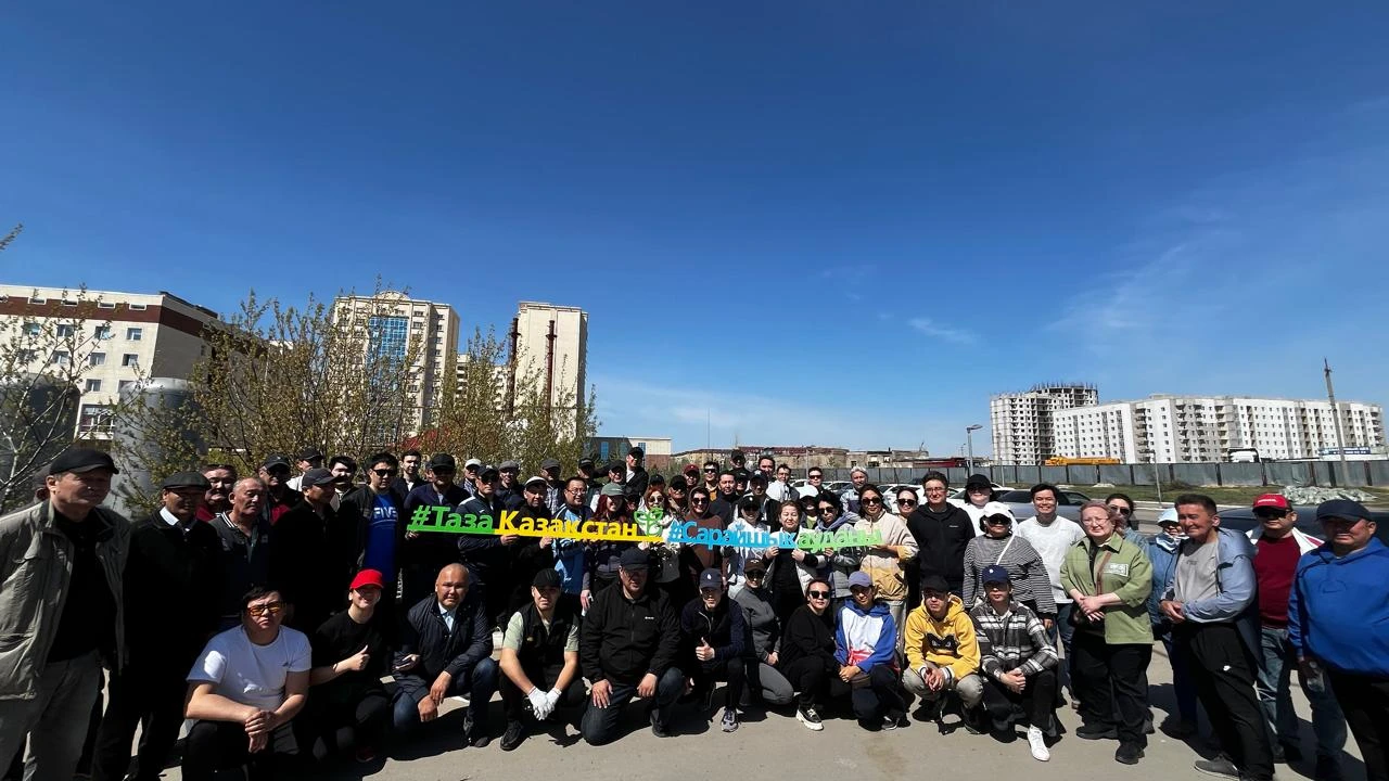 Более 100 сотрудников Предприятия приняли участие на субботнике в рамках акции «ТазаҚазақстан»