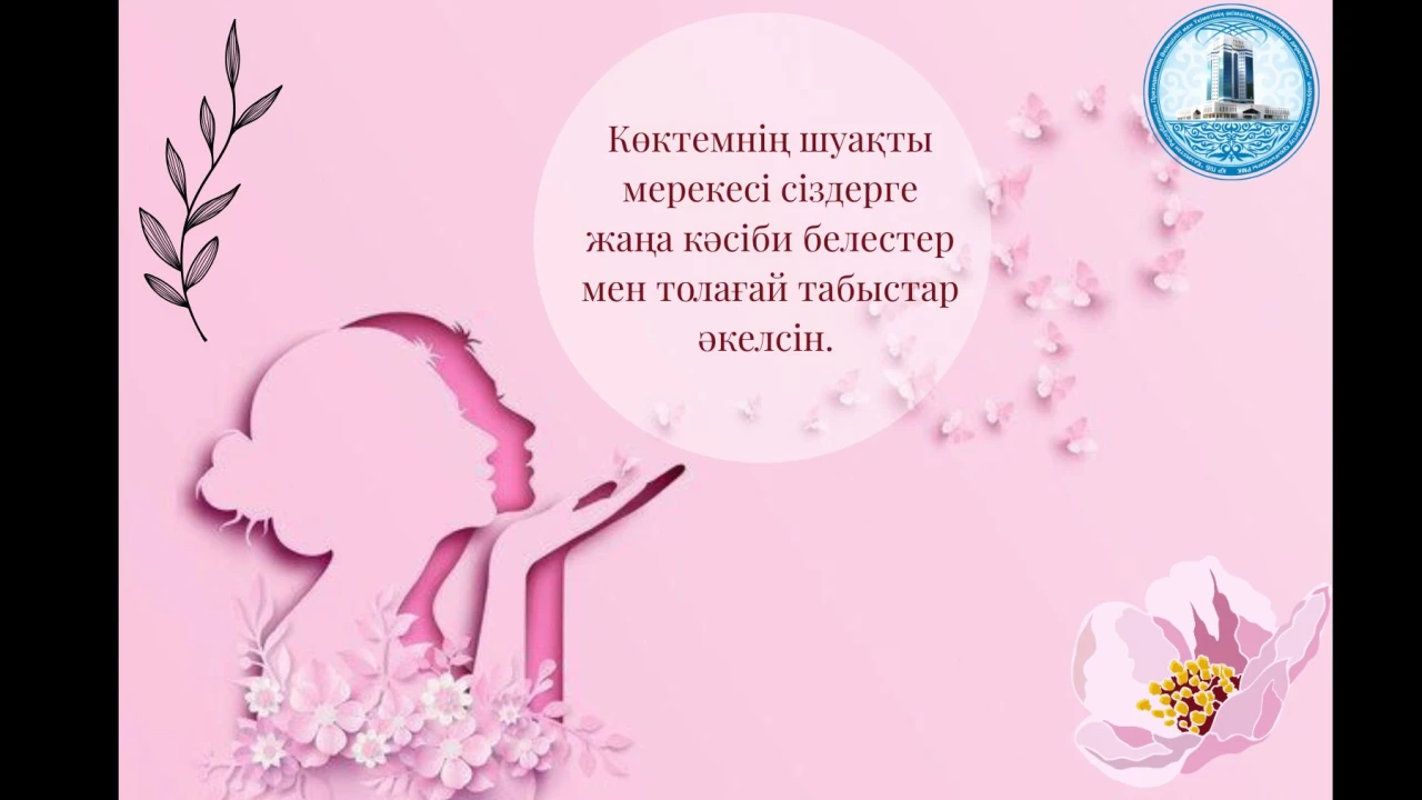 Поздравление с Международным женским днём 