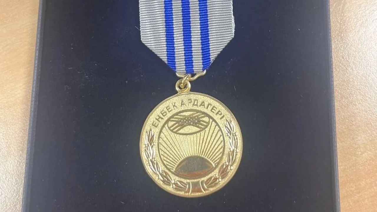 Заслуженное признание многолетнего труда: Павел Анатольевич Гринберг награждён медалью «Еңбек ардагері» 